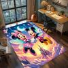 Mickey and Minnie's Romantic Confession Rug Carpet Large Area Rug Non Slip Washable Floor Mat Gamer Room Bedroom Home Decor