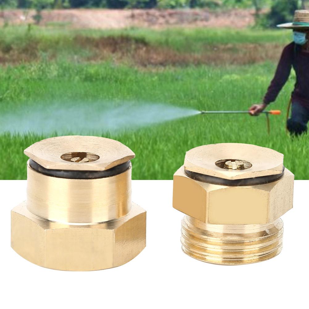 2 Stück G1/2 DN15 Zentrifugal Messing Verstellbare Sprühdüse Gartenbewässerung Mikroregner