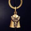 Angel Relief Carved Angel Bell Vintage Guardian Bell Fashion Jewelry Lucky Charm Bell  Home Decor
