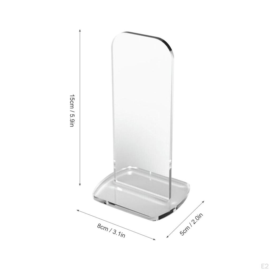 2 Pieces Boxing Glove Display Rack Acrylic Gloves Holder Durable Fighting Showcase for