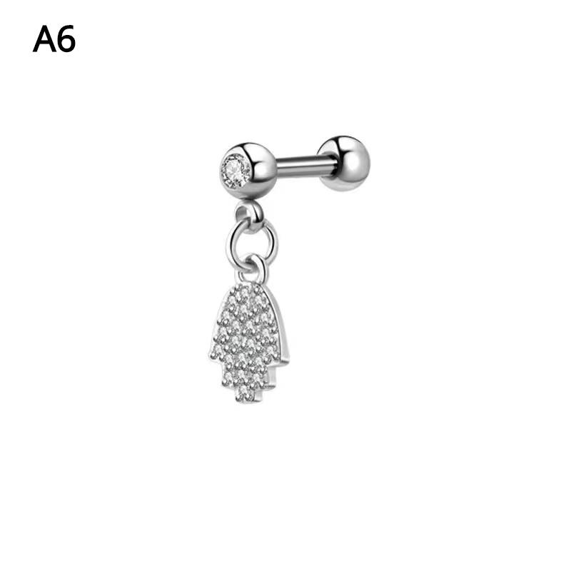 

Серьги с цирконом, спираль, мочка уха, пирсинг, раковина, козелок, болтающееся хрящевое кольцо, пирсинг A6