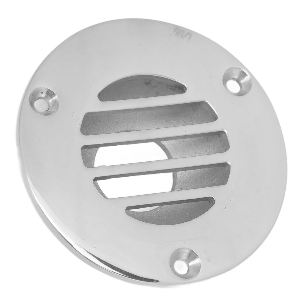 Boat Floor Deck Drain 316 Stainless Steel Silver Polished Treatment Corrosion Resistant Marine Deck Drain Accessories