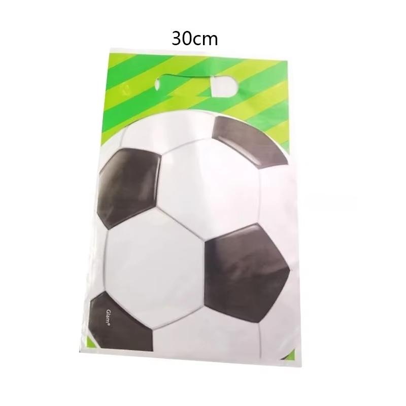 

Football Birthday Decorations Soccer Sports Party Favors Supplies Green Football Bracelet Stickers Gift Bag Straws for Kids Part