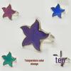 Color-Changing Starfish Adjustable Ring - Unisex Temperature Sensitive Jewelry