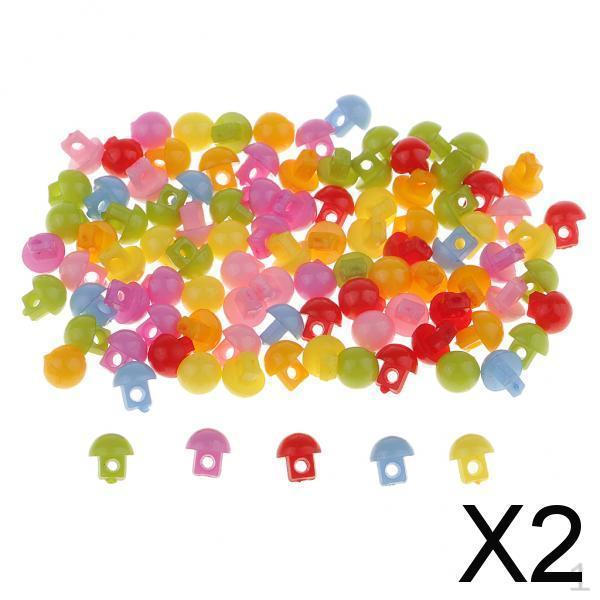 

2x100 шт. Красочные мини-пуговицы из смолы для шитья, скрапбукинга, 5-6 мм, куполообразные, разноцветные, 2 шт.