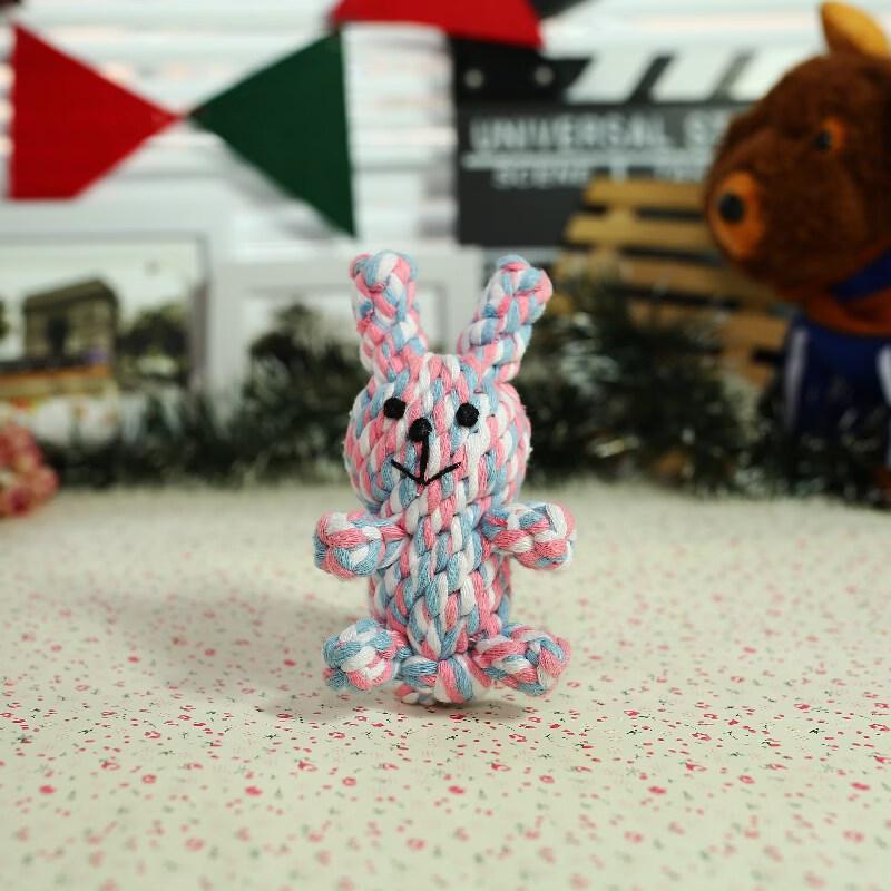 

Braided Cotton Rope Rabbit Pet Chew Toy