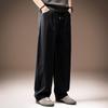 High-end American old money style% Lyocell cool casual pants men's summer thin loose straight wide-leg trousers