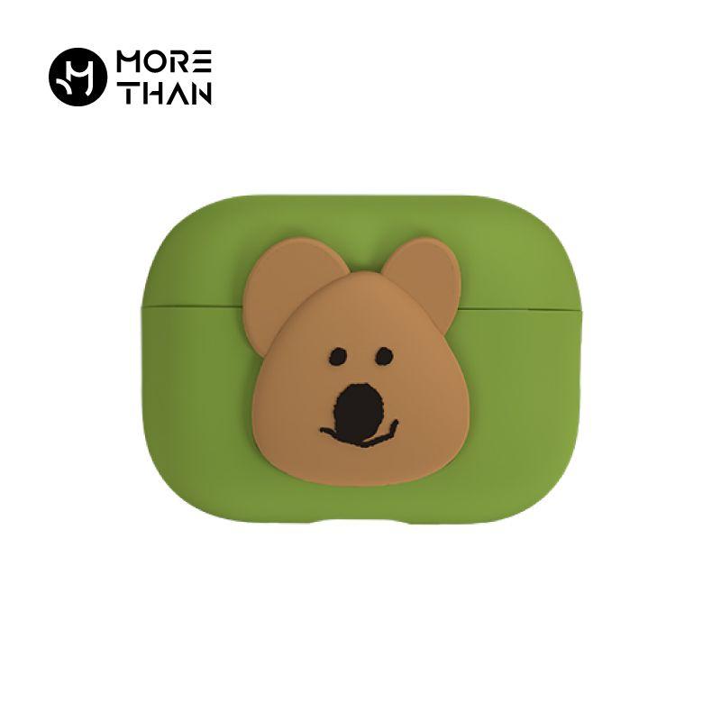 

Silicone Earphone Case Birthday Gifts for Men and Women Cute Couple Wireless Bluetooth Earbuds Case Earphone Case Apple Headphone Case 1/2 Generation Apple AirPods Pro 2nd Generation KUKA GREEN