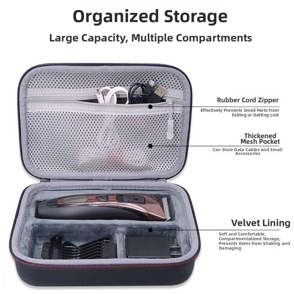Shockproof Hair Trimmer Storage Box Anti-Scratch Shaver Carrying Case  Outdoor