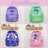 Mochila Infantil Disney Stitch Anjo Coração Sorvete Arco-Íris Estampada em Desenho Animado Para Uso na Educação Infantil e Bebês