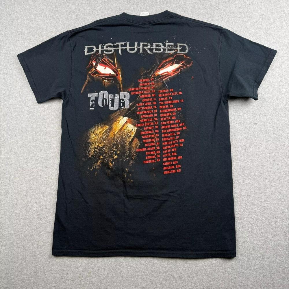Disturbed T-Shirt Immortalized Tour 2016 Reprint Metal Band S–4XL Unisex T-Shirt XXL