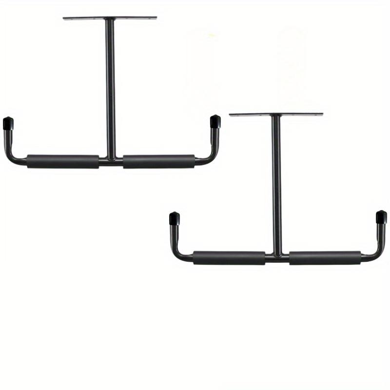 2PCS Heavy Duty T-Type Ceiling Hooks Garage Storage Hanger for Kayak, Ladder, Bike, Lumber