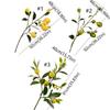 Luxury Artificial Lemon Branch Plastic Fake Plants Artificial Lemon Fruit  Home Garden