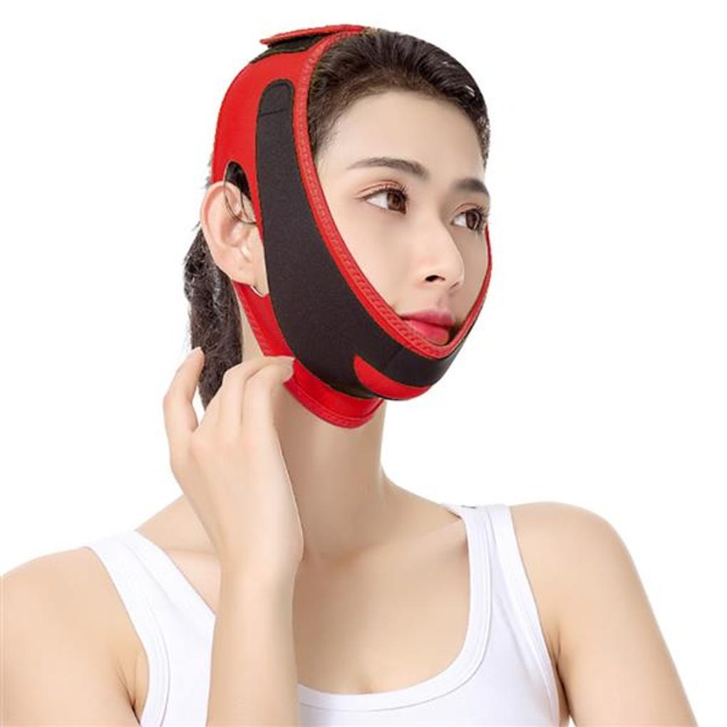 Beauty On V-Line Double Lifting Band (Red)/Ttaenggi-mi Elastic Band