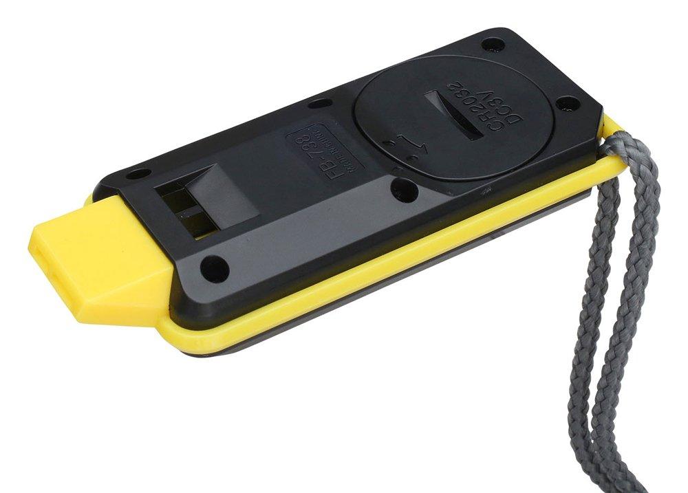 Emergency Whistle 3D Sensor Pedometer [Bouissuru] FB-738 Black