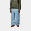 Carhartt WIP FW25 Brandon Pant Loose Straight Leg Back Pocket Square Logo Zipper Comfortable Minimalist Jeans Men pants I035893-01-12