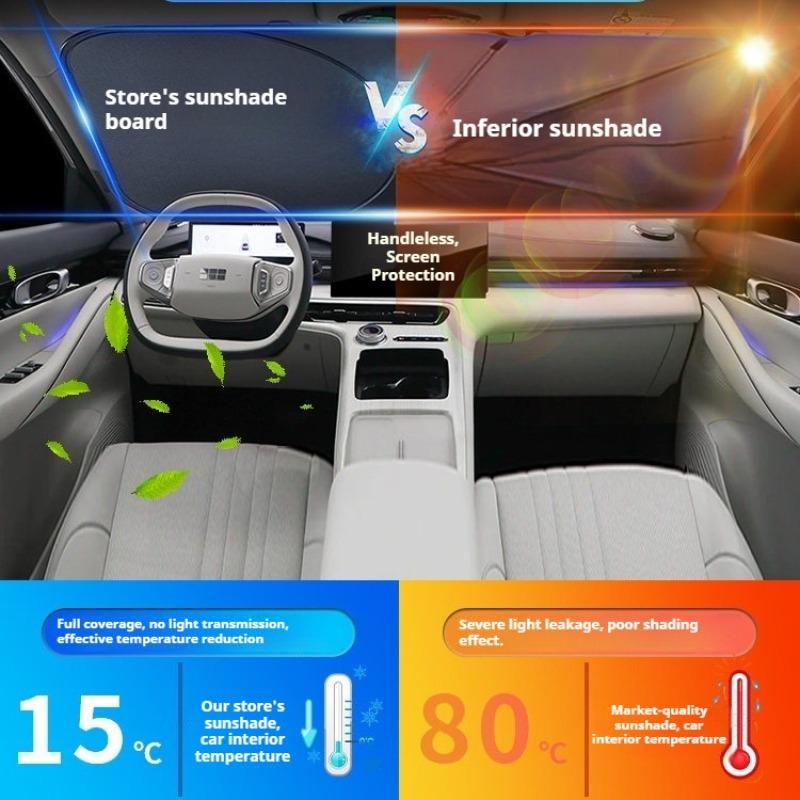 For Geely Galaxy E5 Car Windshield Sunshade Umbrella Sun Visor Heat Insulation UV Protection Front Window Cover Car