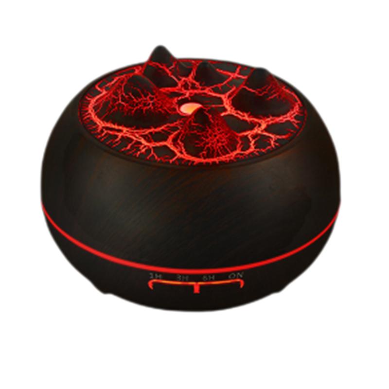 

Диффузор эфирного масла для ароматерапии, 400 мл, со светодиодной подсветкой, ультразвуковой генератор тумана, вулкан, увлажнитель воздуха, диффузор US