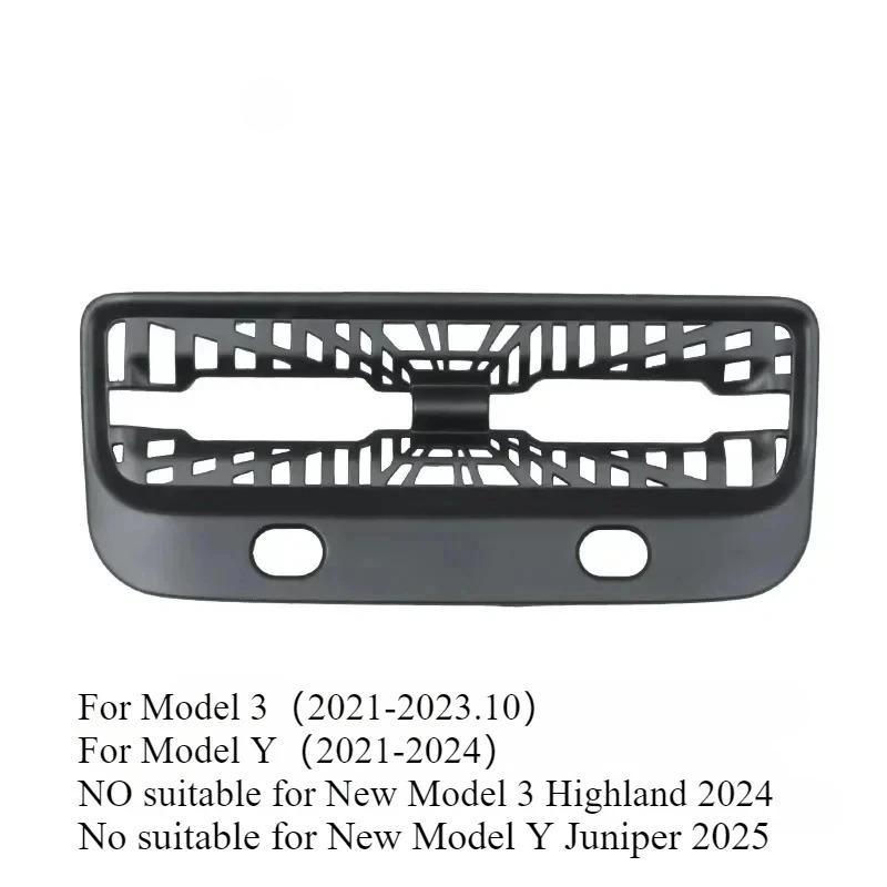 Rear Air Outlet Cover for Tesla Model 3 Y Upgraded Version Dust Cover Back Conditioner Outlet Grille Protection Trim Accessories