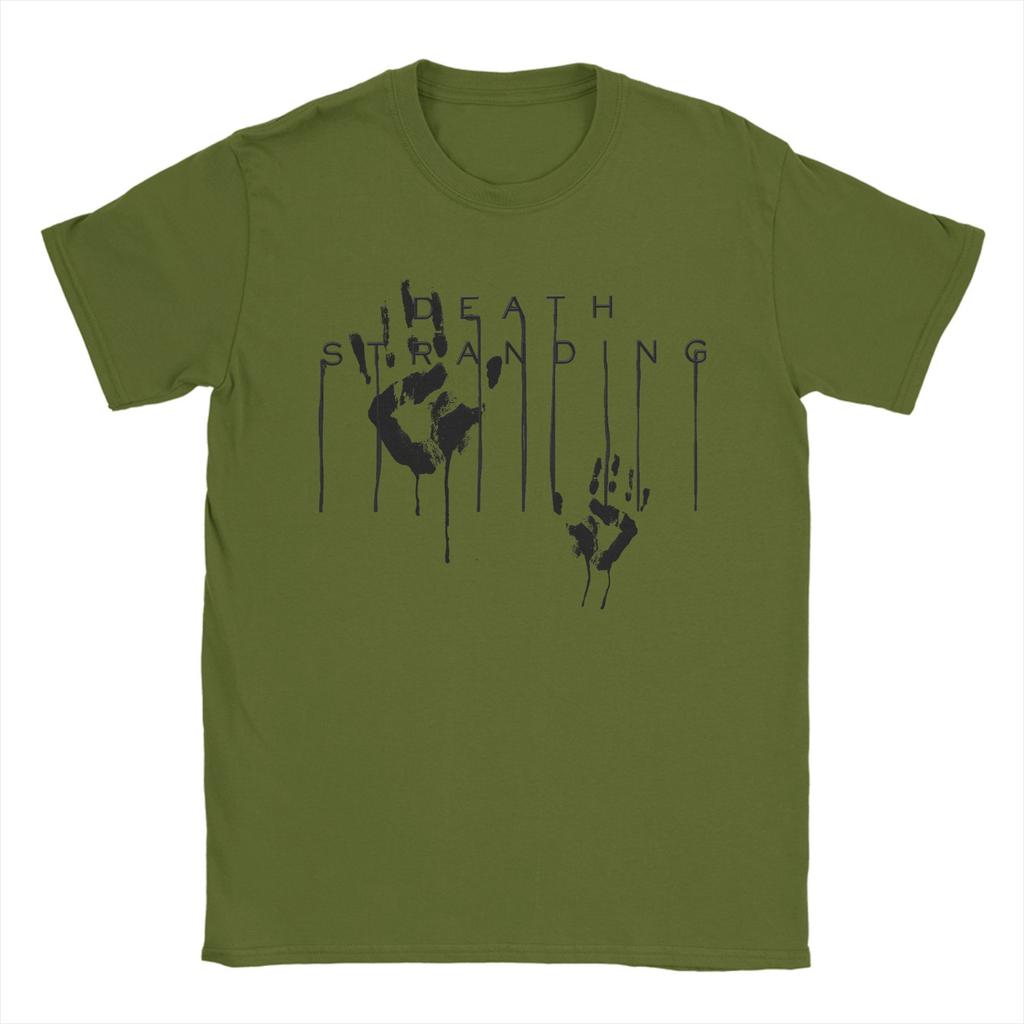 Death Stranding 2 Hands Lou Sam Porter Hideo Kojima Graphic Print T Shirt for Unisex Women  Cotton  Tee Shirt Clothes
