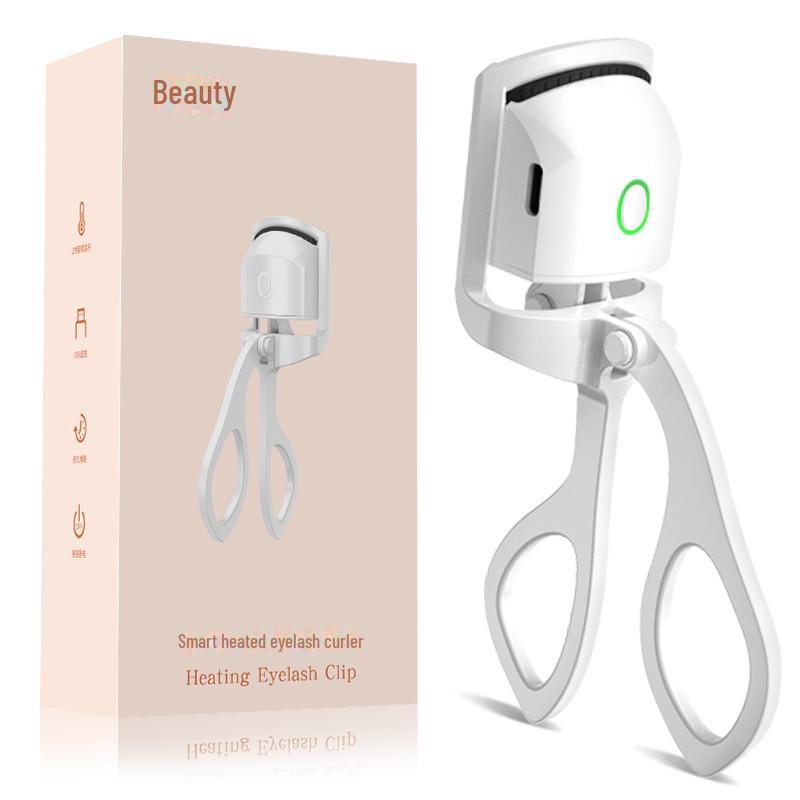 Meifan Long-lasting Heated Eyelash Curler - Mini Portable Wide Mouth Design