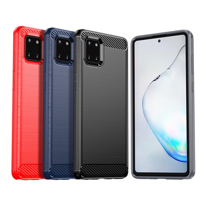 For Case Samsung Galaxy Note 10 Lite Cover For Samsung Note 10 Lite Coque Bumper Soft TPU Case For Samsung Note 10 Lite Fundas