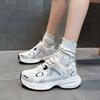 Mesh Breathable Dad Shoes Women's 2025 Spring and Summer New Thick-soled Heightening Running Shock Absorption Lightweight Casual Sports Shoes