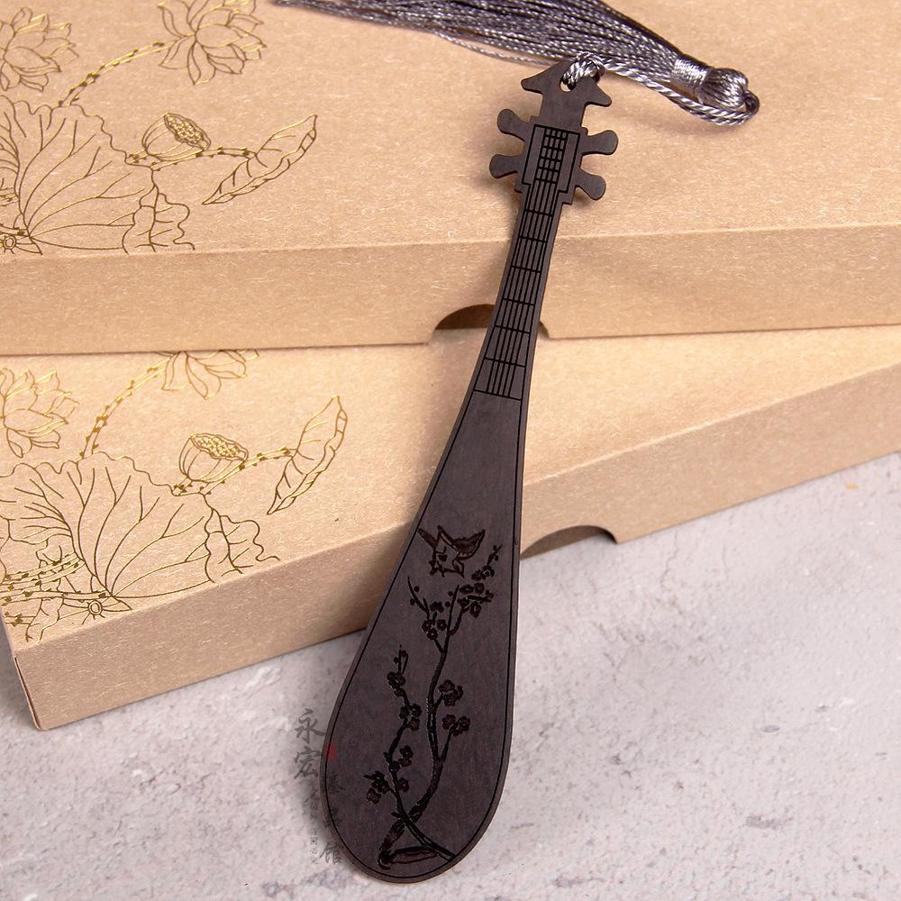 

Sandalwood Bookmark Stylish Chinese Bookmark Floral Design Bookmark Aromatic For Teacher S Day Art Appreciation Gift For Family