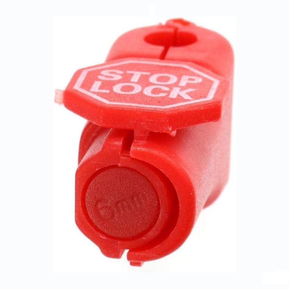 50Pcs Plastic Security Lock 6mm Anti-Theft Locks Useful Pegboard Hook Lock  Retail Shop