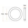 uxcell Rubber O Ring FKM Seal Gasket Outer Diameter 0.5 inch (14 mm), Inner