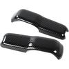 2Pcs Carbon Fiber Engine Hood Hinge Cover Trim Fit for Jeep Wrangler JL 2018 2019 2020 2021 2022 and Fit for Gladiator JT 2020 2021 2022, Black