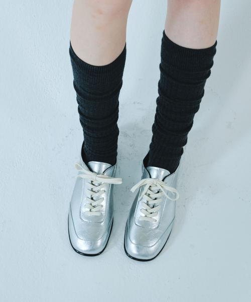 [GLEN-WAVERLEY 03150] Belly Sneakers (Silver) b0023 225