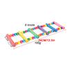 Parrot Climbing Ladder Toy Pet Bird Suspension Training Bridge Color exercise Ball Wood Molar Toy Budgerigar Supplies Cockatiel