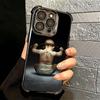 Muay Thai Fight Boxing Soft Phone Case For iPhone 15 16 17 Air 14 Pro Max 16E Plus 13 12 Mini Plating Anti-Fall Fundas