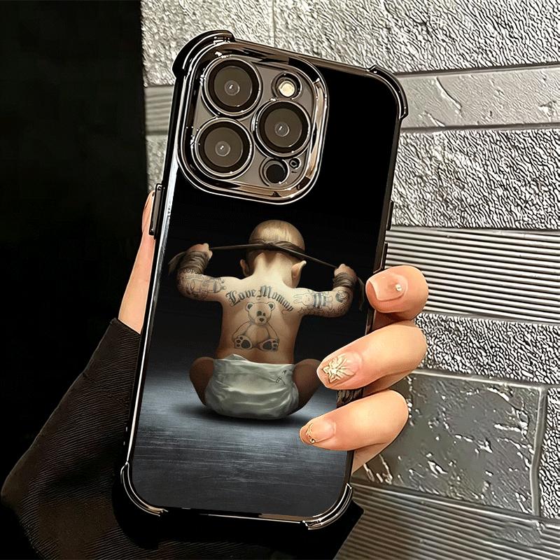 Muay Thai Fight Boxing Soft Phone Case For iPhone 15 16 17 Air 14 Pro Max 16E Plus 13 12 Mini Plating Anti-Fall Fundas