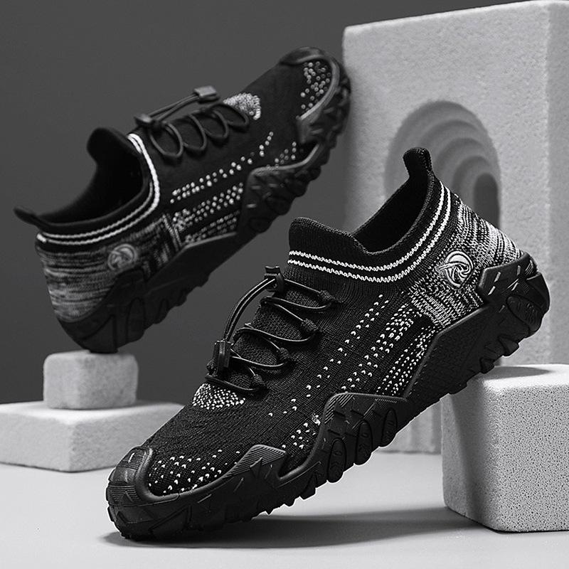 Summer Men's Shoes New Breathable Hollow Mesh Shoes Men's Shoes Non-slip Sports Shoes Casual Dad Shoes