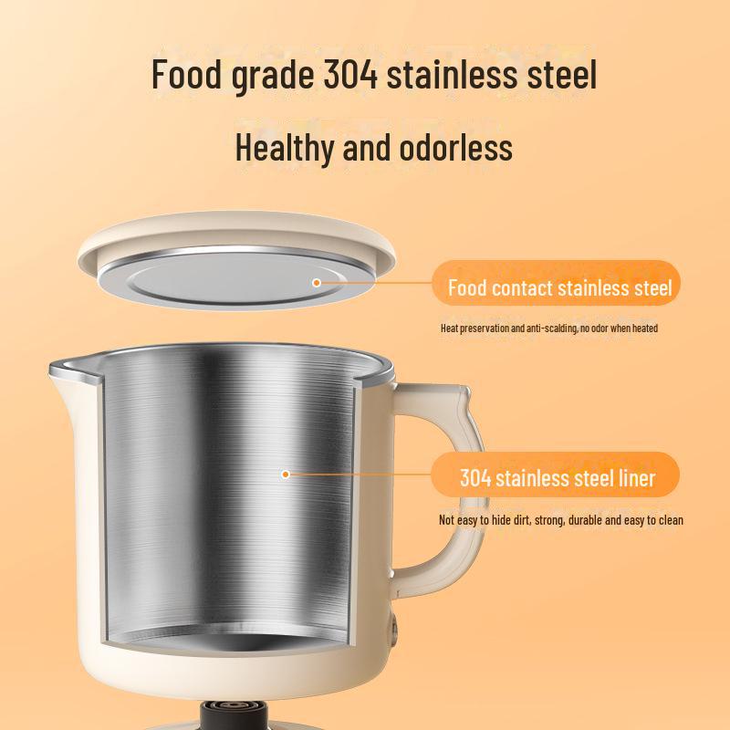 Xike Compact Folding Electric Travel Kettle - Insulated 304/316 Stainless Steel