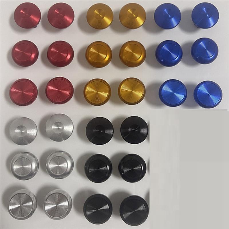 

6-In-1 Metal Thumb Joystick Cap Accessory For PS5 Dualsense Edge Series Controller 6 Interchangeable Joysticks чёрный