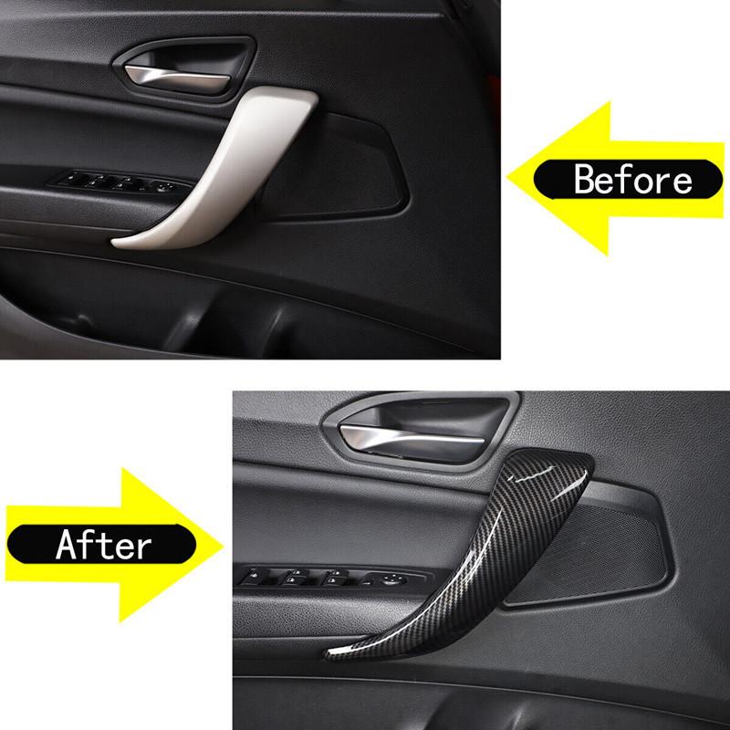 2/4 stk Bil indre dørhåndtaksdeksel for BMW 1 2-serie F20 F21 F22 F22 F23