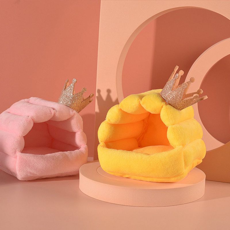 Chinchilla Rat Rabbit Bed Small Pet Animal Hamster Cages Warm House Nest For Guinea Pigs Mice Cotton Fabric Small Animal Bed