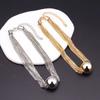 European and American Exaggerated Large Cylindrical Pendant Clavicle Necklace Hip-hop Trend Multi-layer