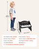 VEVOR Kids Piano Keyboard, 25 Keys Wooden Digital Piano for Kids, Mini Music Educational Instrument Toy with Realistic Sound, Dual Power