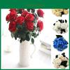 Realistic Looking 10 Heads Silk Rose Artificial Flowers For Timeless Wedding And Home Elegance