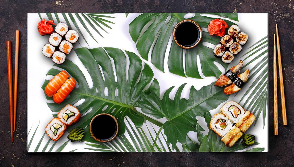Szklana płyta ochronna na kuchenkę 90x52 Monstera