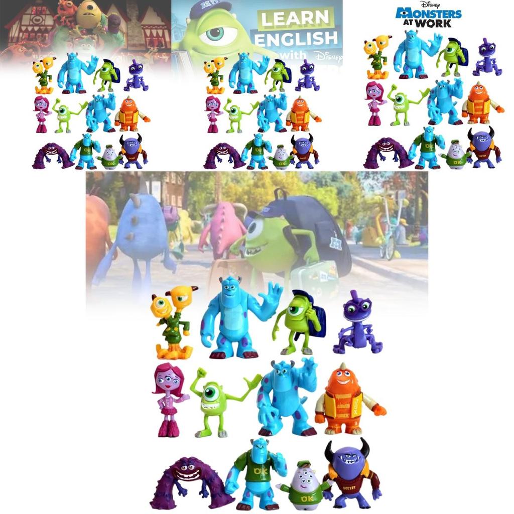 12 Unique Pvc Monster Dolls From Monster University Creative Figurines For Collectors