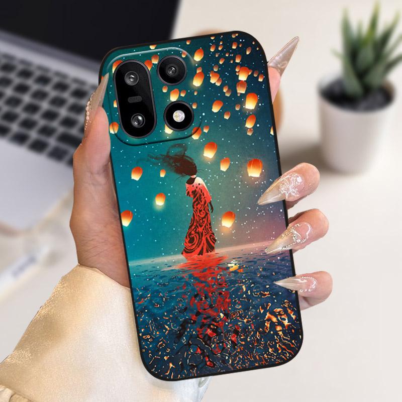 For OnePlus 15 Case 2025 Stylish Painting Shockproof Cover Soft Silicone TPU Bumper For One Plus 15 Oneplus15 PLK110 Phone Bags