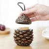 Creative Toothpick Holders, Home Living Room Cotton Swab Storage Box with Cover, Cute and Simple Pine Cone Toothpick Bucket