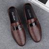 Genuine Leather Mens Loafers Mocasines Leisure Walk Casual Shoes for Men Slip On Formal Business Shoes Comfy Male Driving Flats