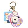 Cute Bunny Projection Camera Keychain Creative Girl Heart Exquisite Bag Pendant Cute Cartoon Keyring
