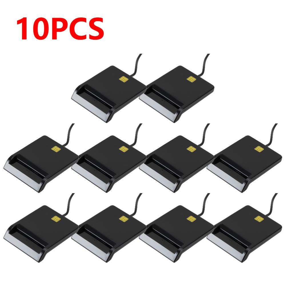 USB Smart Card Reader Stable Operation Reliable Simplicity for DNIE ATM CAC IC ID SIM Card Cloner Connector for Windows Linux